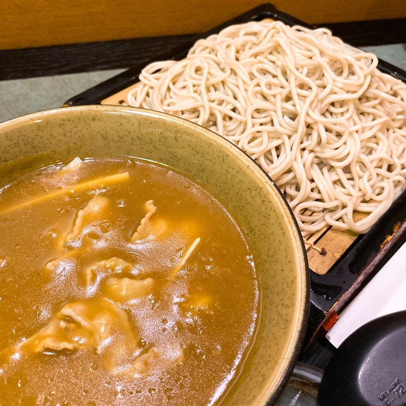 カレー南せいろ(大むらそば店)