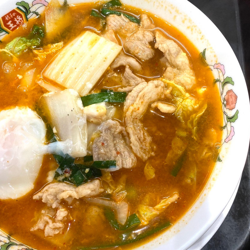 肉玉スタミナ麺(餃子の王将 狸小路5丁目店)