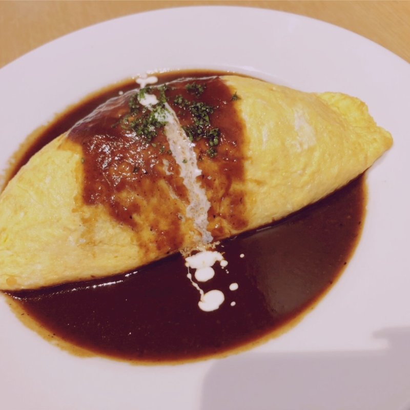 ランチ限定オムライス　デミグラスソース(洋食　Bistro 時遊)