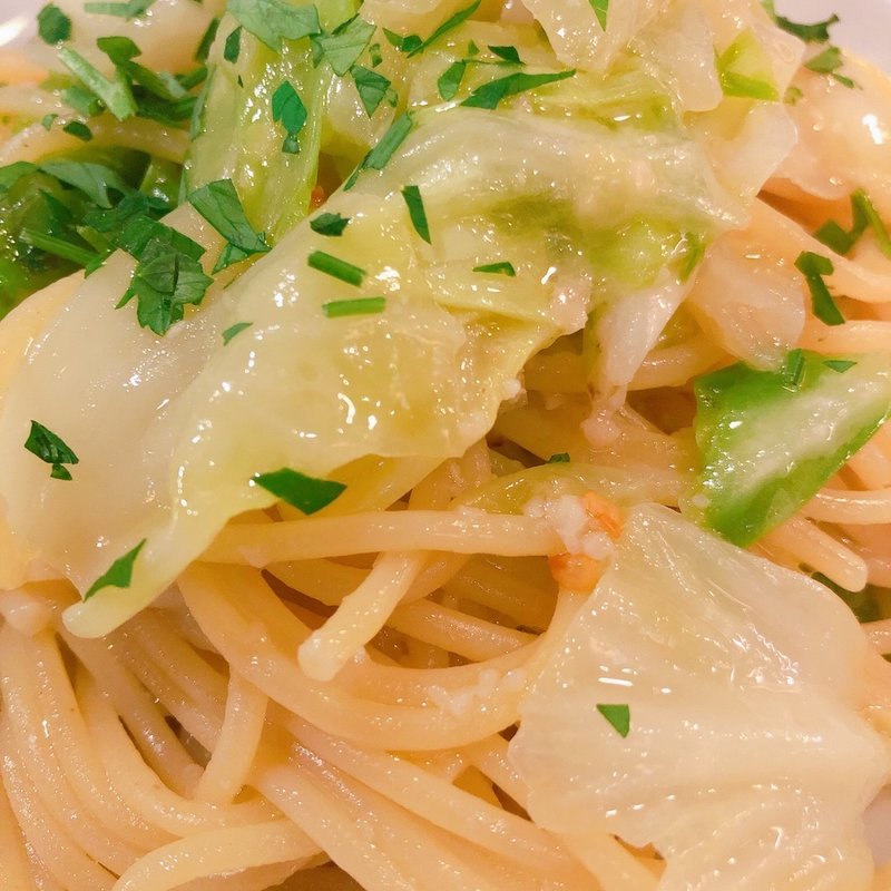 キャベツとアンチョビのペペロンチーノ(イタリアンバル　2538 （ニコミヤ）)