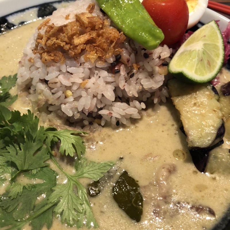 グリーンカレー(SAKENOWA 六吉 聖蹟桜ヶ丘)