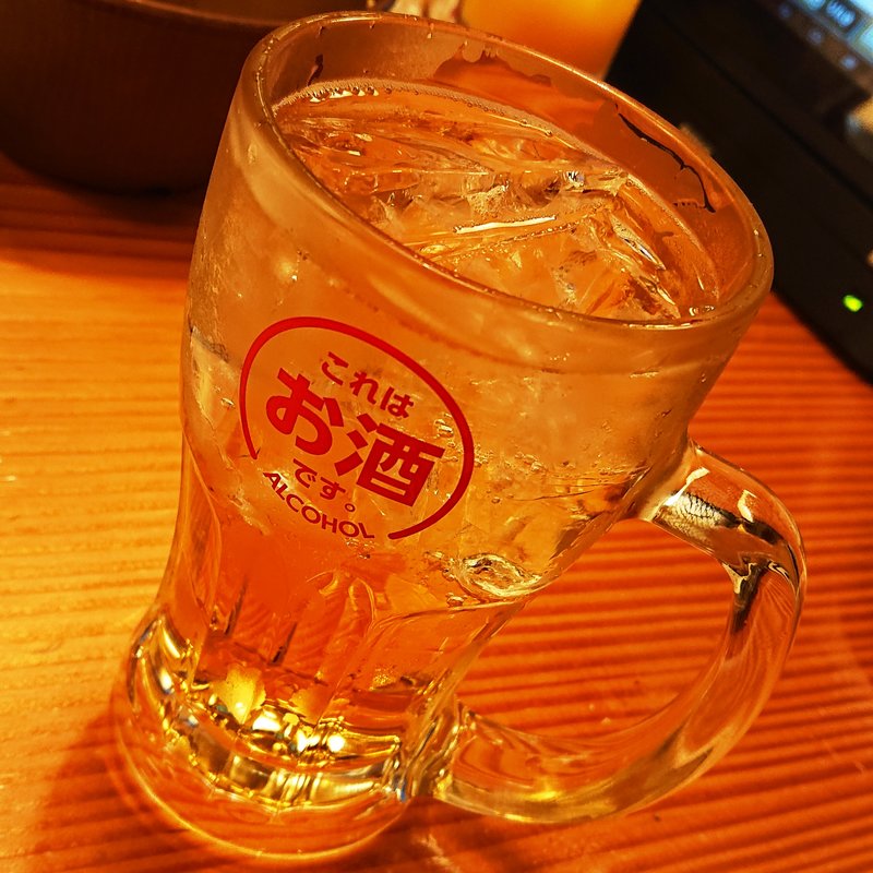 紀州南高梅酒ソーダ割(鳥貴族 西馬込店)