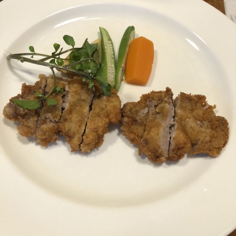 黒豚ヒレカツ(ステーキハウス藤安)