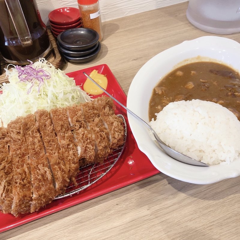 特上ロースカツカレー(とんかつ檍のカレー屋 いっぺこっぺ 芝大門店)
