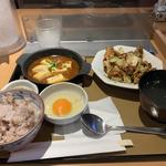 回鍋肉と麻婆豆腐定食(やよい軒 五反田店 )