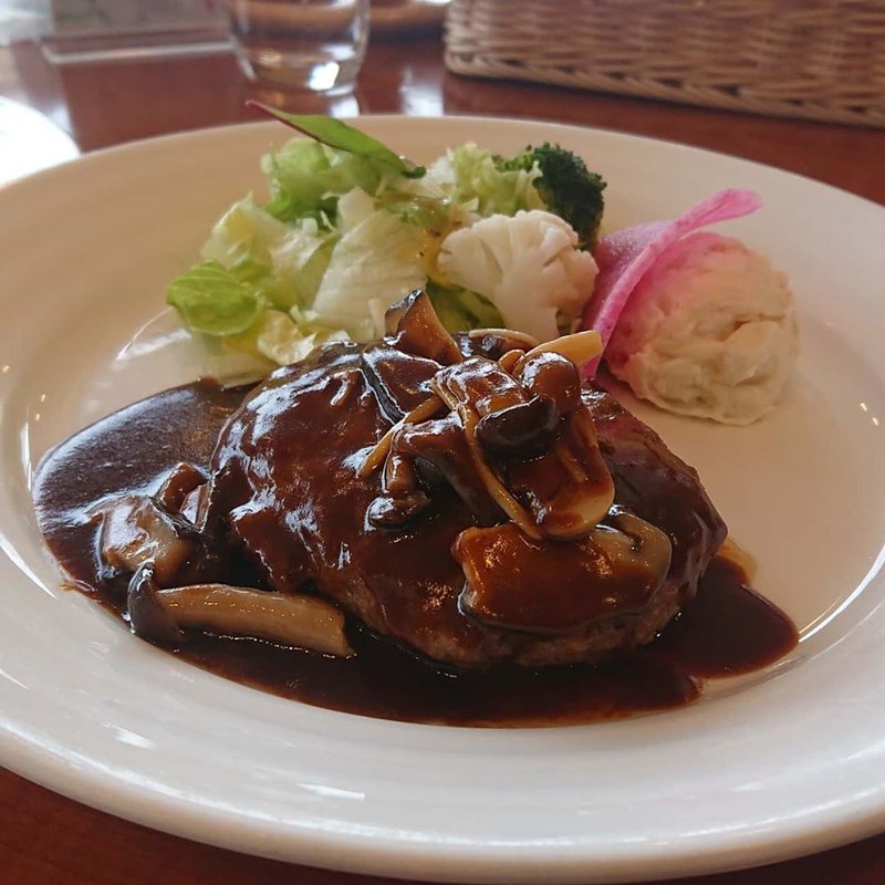 ハンバーグデミグラスソース(ガーデンテラス日比谷松本楼 杏林大学病院店)