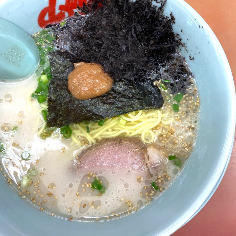 朝ラーメン＋黒ばら海苔(ラーメン山岡家 月寒店 （やまおかや）)