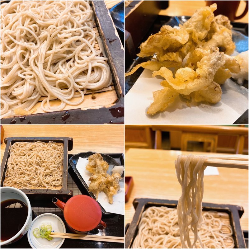 舞茸天せいろ(萬蔵そば処 尾張屋 中野坂上総本店)