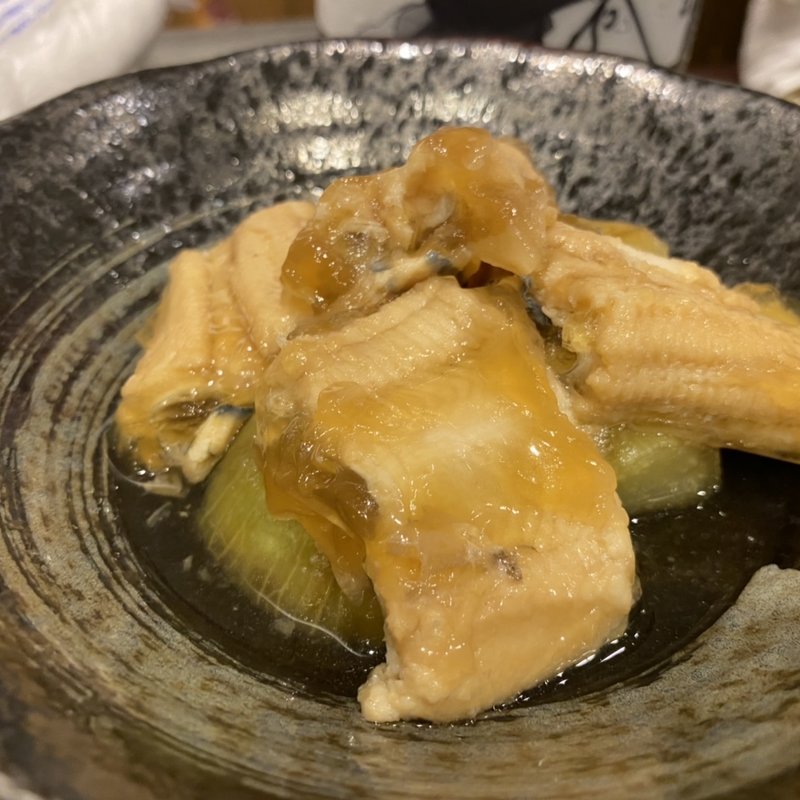 穴子の煮凝りと焼き茄子(大衆料理　川治 )