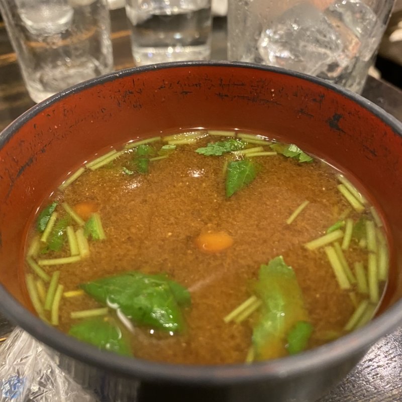 味噌汁(大衆料理　川治 )
