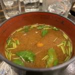 味噌汁(大衆料理　川治 )