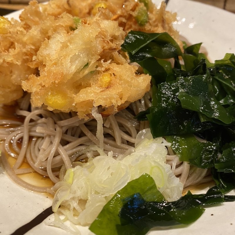 冷やしかき揚げ蕎麦(しぶそば 武蔵小杉店 )