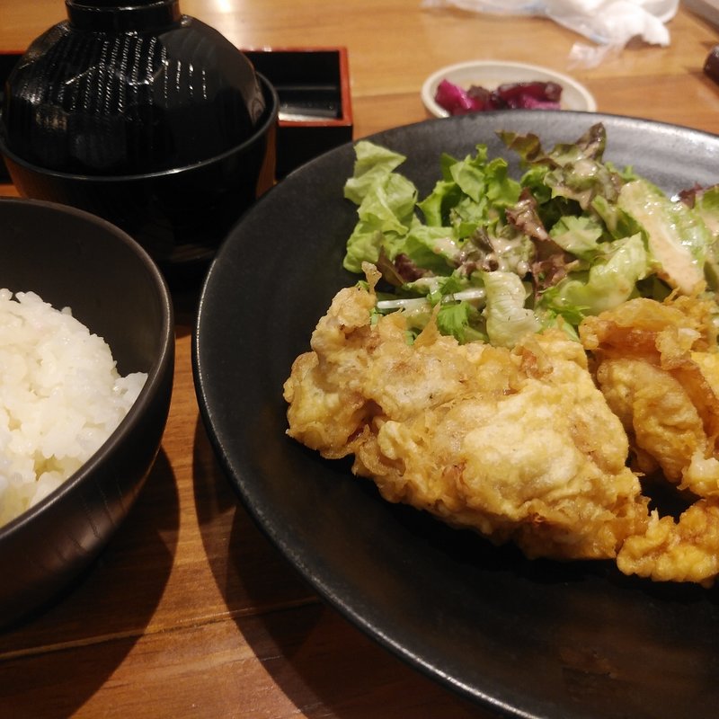 鳥天定食(じとっこ組合 南越谷店)
