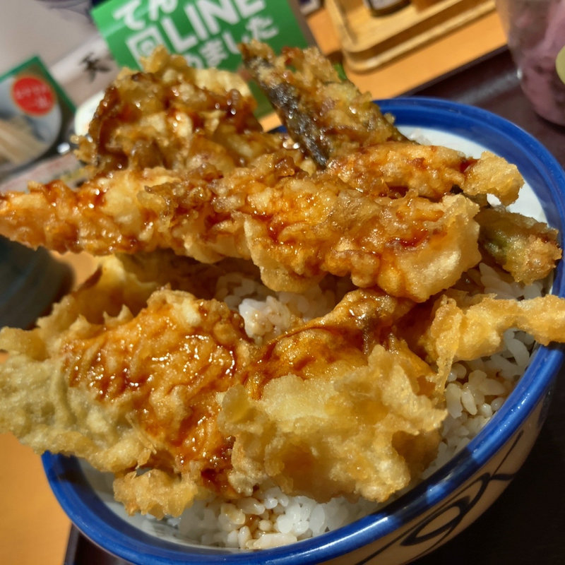 オールスター天丼(天丼てんや 永山店 )