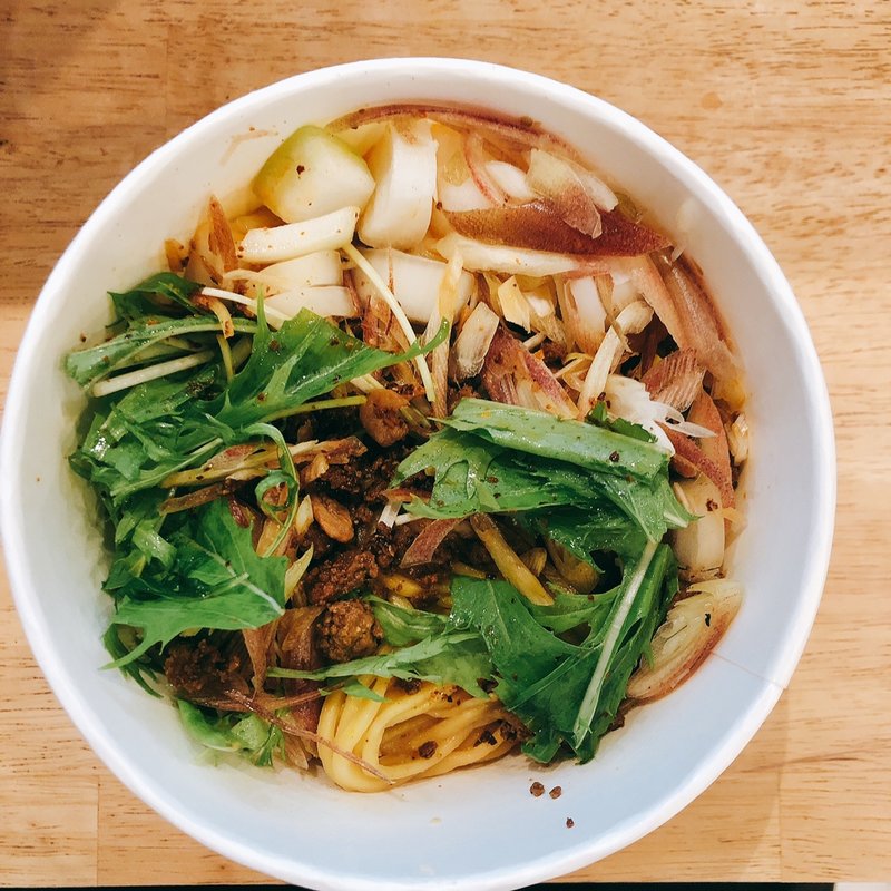 白胡麻担担麺(汁なし担担麺 ピリリ)