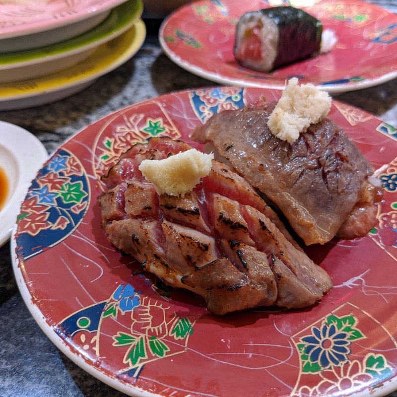 炙りほっぺ(回転寿司 根室花まる 銀座店)