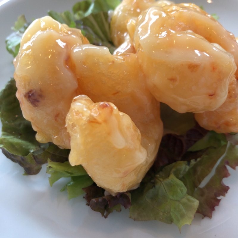 海老マヨネーズ定食(中華だいにんぐ ほそえ)