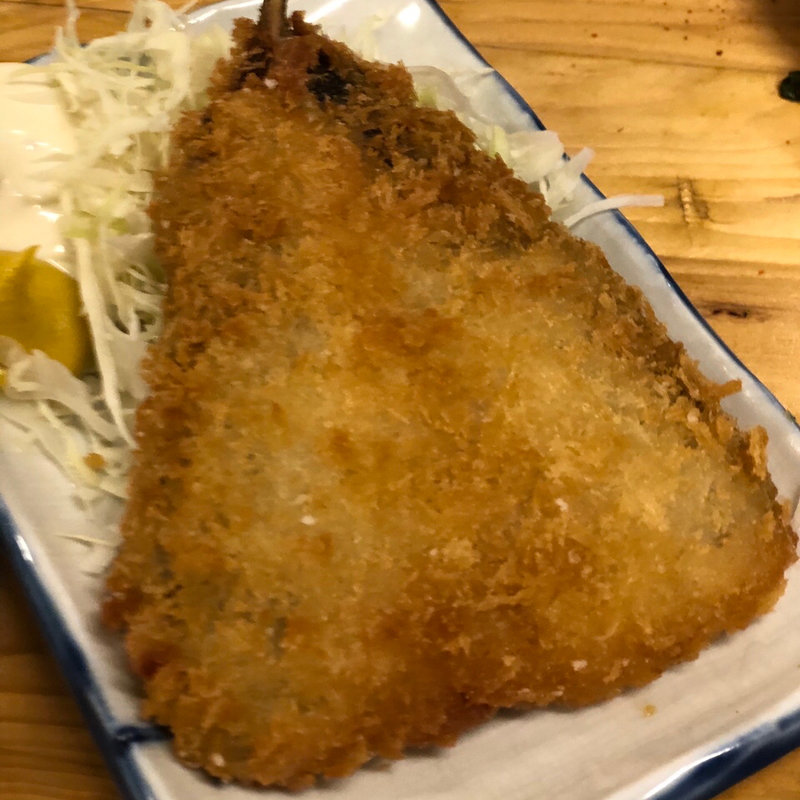 アジフライ(大衆酒場BEETLE田町店)