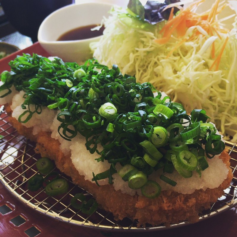 ネギおろしロース定食(ポルコ亭 )