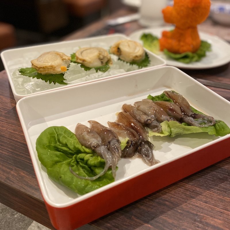 ホタルイカ、ホタテ(川嬌)