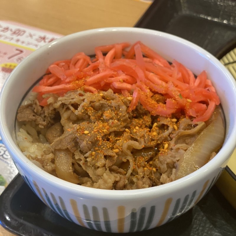 ミニ和風牛丼(なか卯 すすきの西店 )
