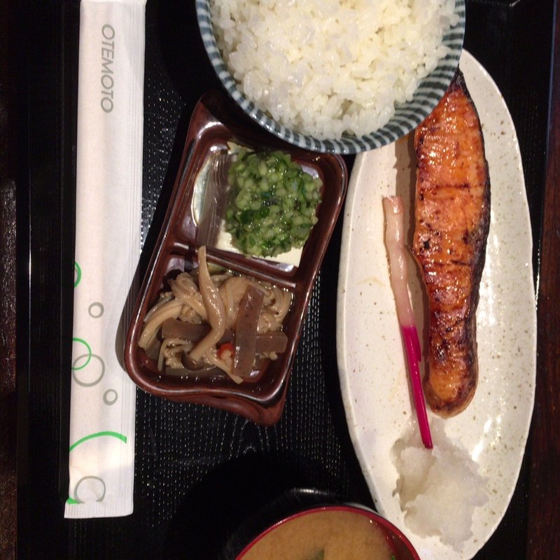 酒の仙台味噌漬け定食(八丁堀　鈴木米店)