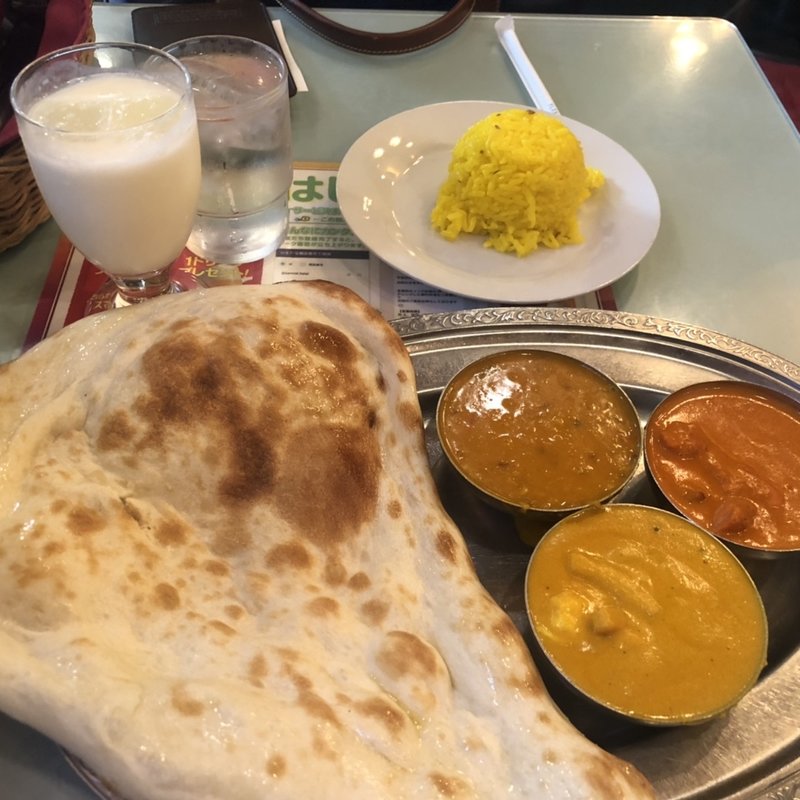 二種類のカレーランチ(インド料理サムラート 南青山店)