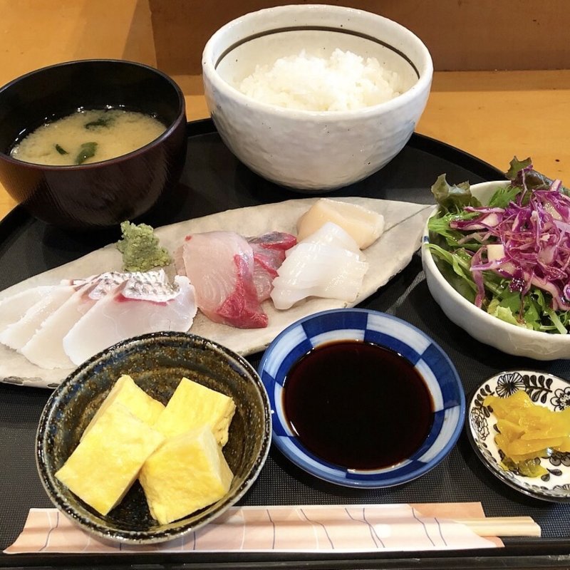 お造り定食(魚の匠 あさきぬ （さかなのたくみ あさきぬ）)