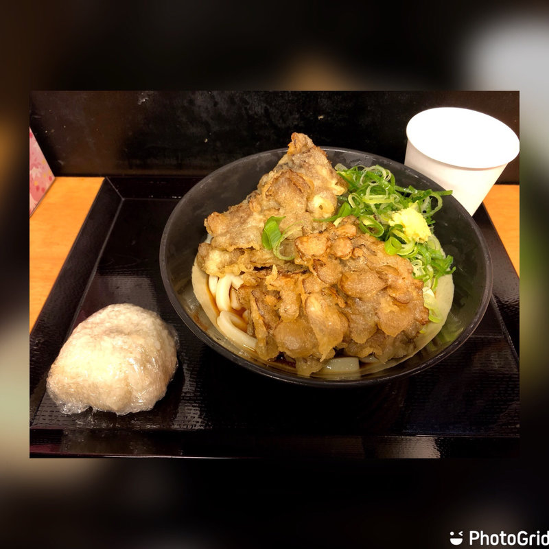 舞茸天ぶっかけ(いぶきうどん)