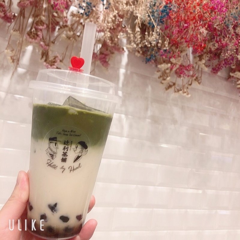 黒糖辻利抹茶ラテタピオカ(辻利茶舗 京町本店)