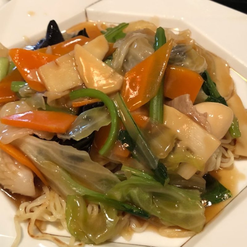 五目あんかけ焼きそばセット(中華ダイニング 四川厨房 大船本店 )