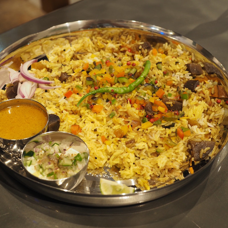 ベジタブルビリヤーニプレート(コンセントカフェ 本町店)