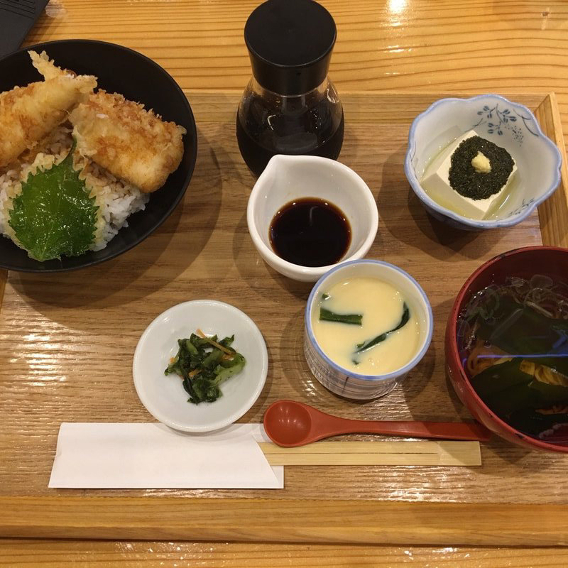 三陸穴子天丼(奥州ろばた センダイエキ天海 )