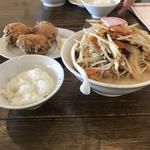 濃厚タンメン＋唐揚げセット(濃厚湯麺 フタツメ 伊勢崎店)