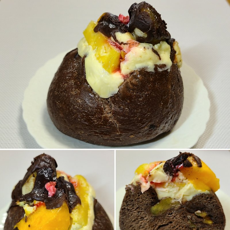 限定ベーグル メロンガナッシュ パインマンゴー(ブランジェリーケン)