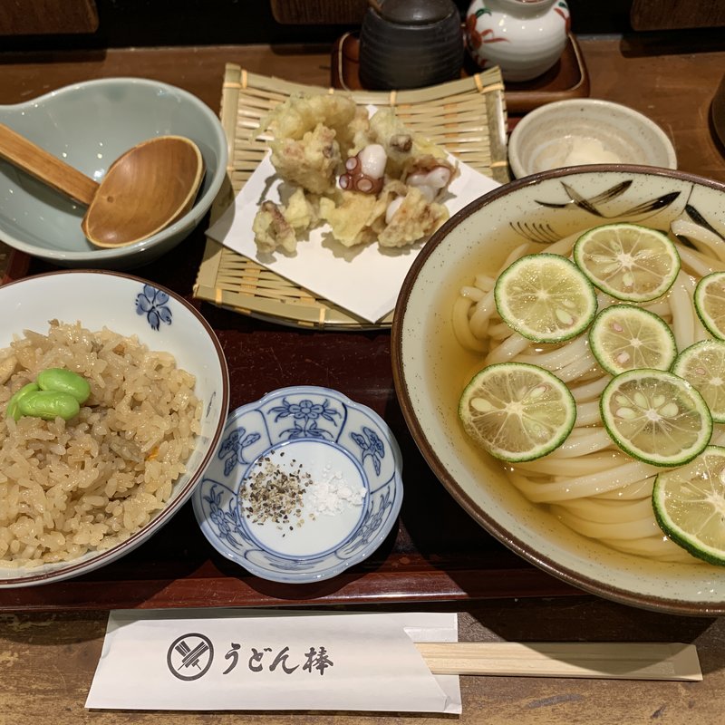 たこ天うどん(うどん棒 大阪本店 )