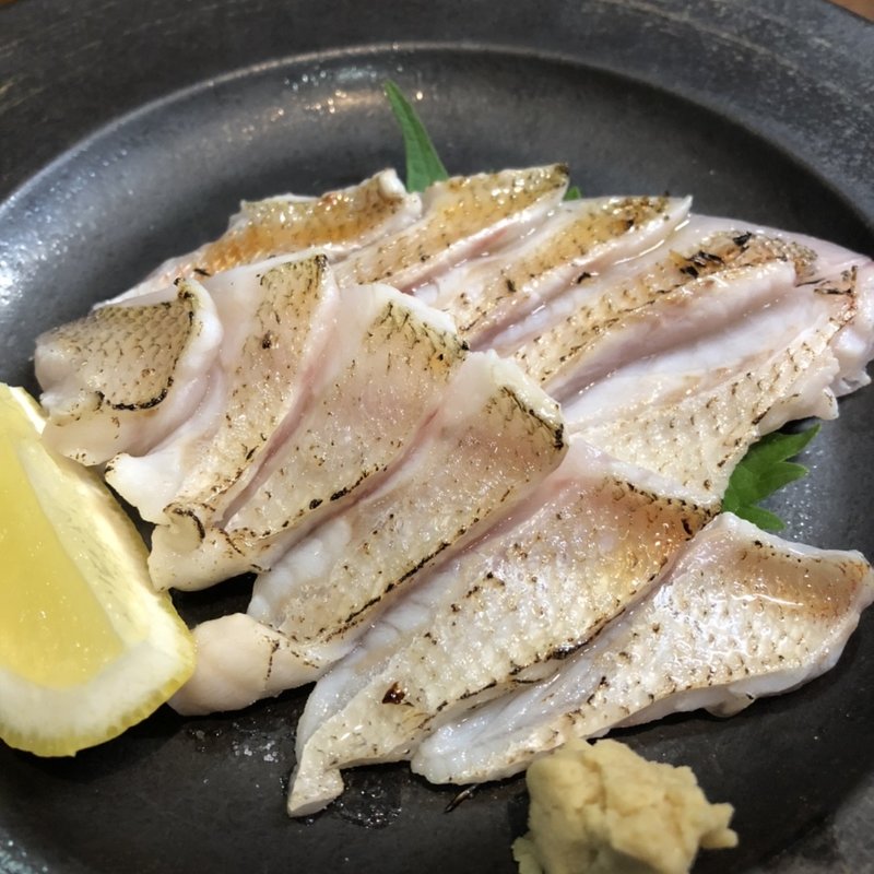 のどぐろ炙り刺(味処福もと)