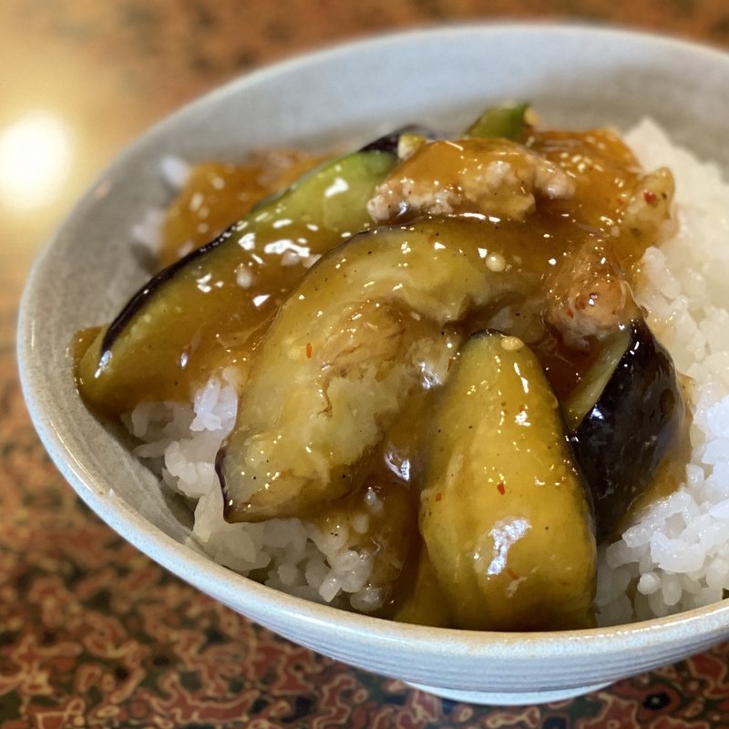 麻婆なす定食(柳屋食堂 （やなぎや食堂）)