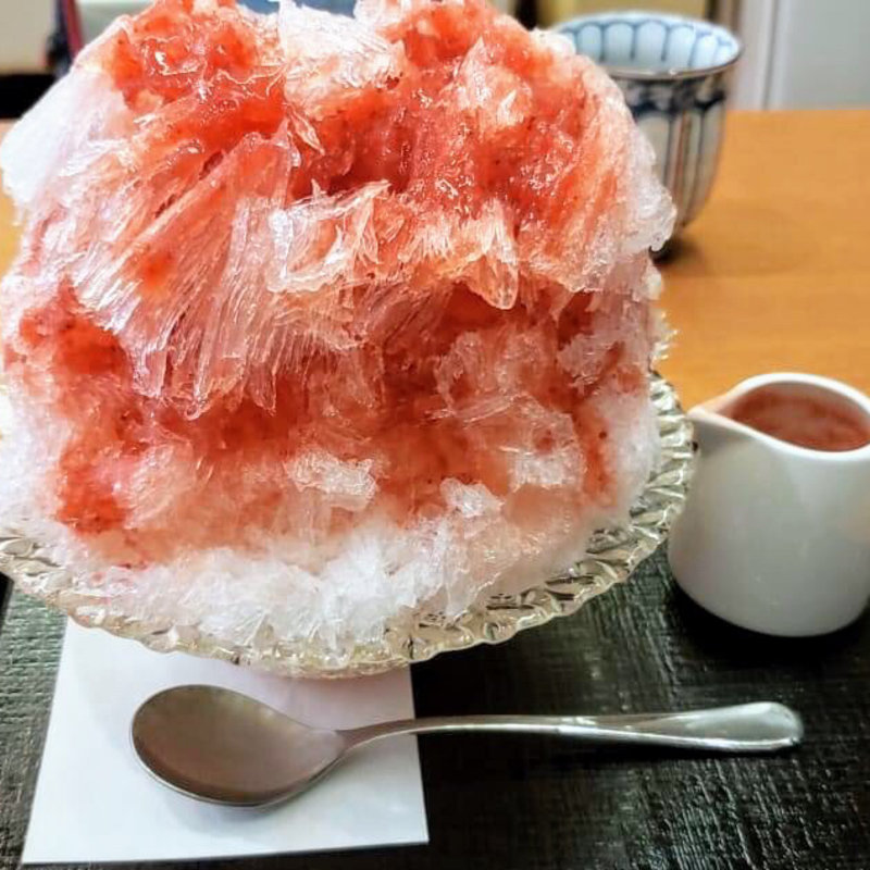 生いちご氷(茶寮 煉)
