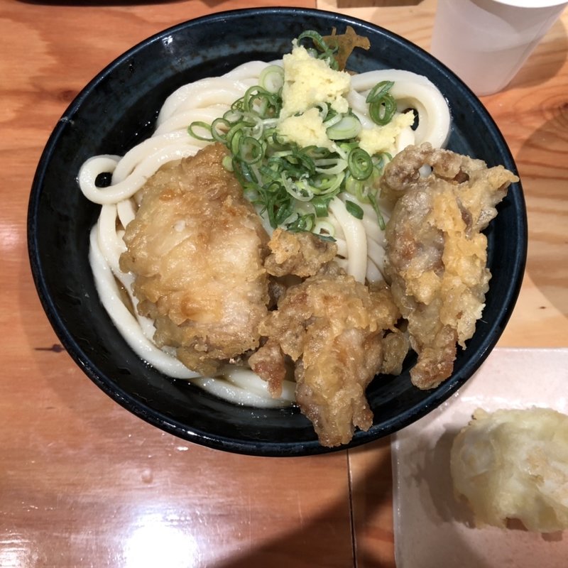 とり天ぶっかけ(新橋　甚三)