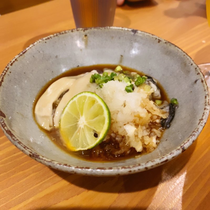 仙鳳趾のカキポン酢(エーストア)