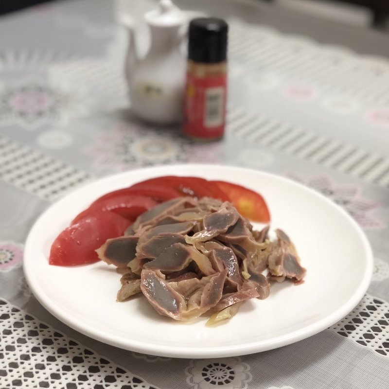 砂ずりのゆずコショウ味(中華料理 順興閣)