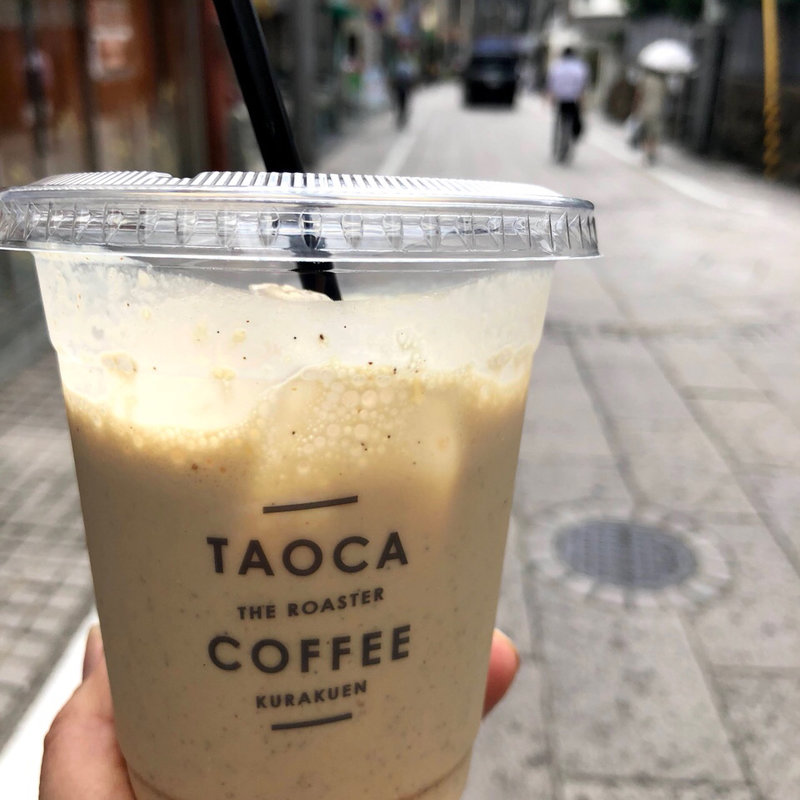 ピーチレモンエスプレッソスムージー(TAOCA COFFEE 神戸岡本店)