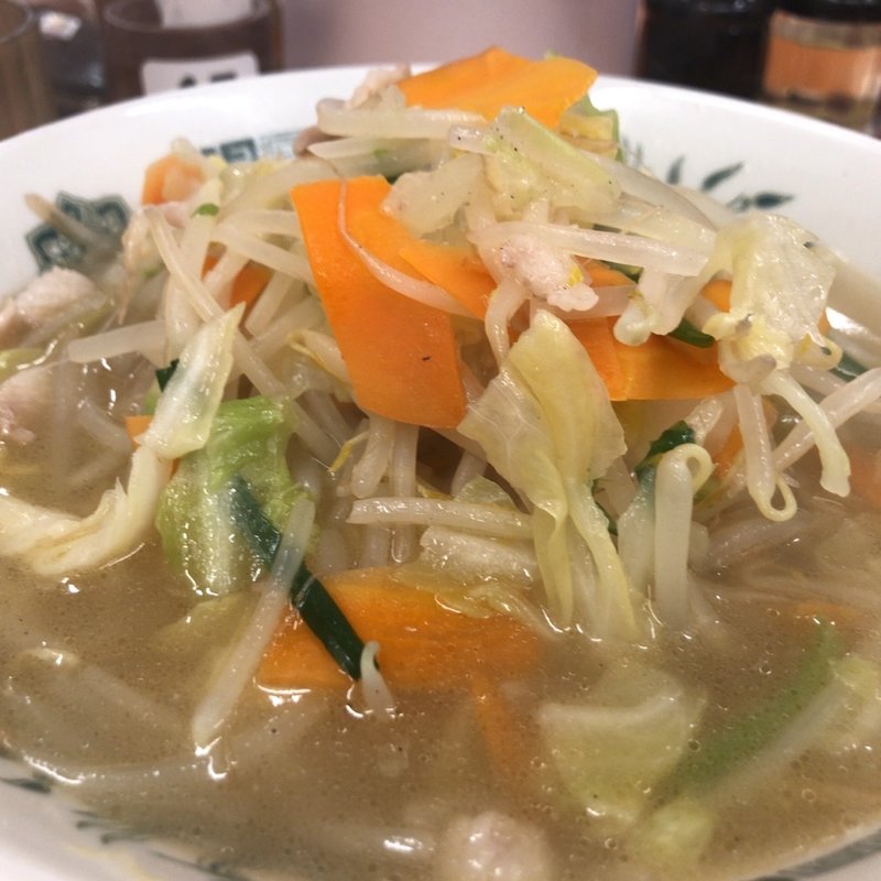 野菜たっぷりタンメン(日高屋 阪急大井町ガーデン店)