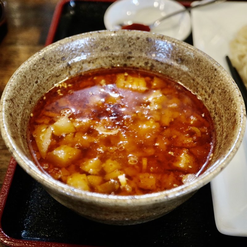 くん玉つけ麺辛(麺屋 卓朗商店 （めんや たくろうしょうてん）)