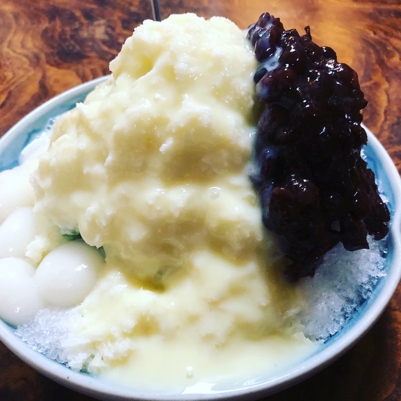 宇治金時みるく白玉(甘いっ子)