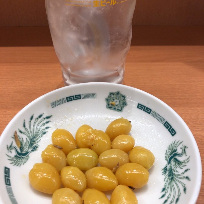 銀杏オリーブオイル(日高屋 西武新宿前北店)