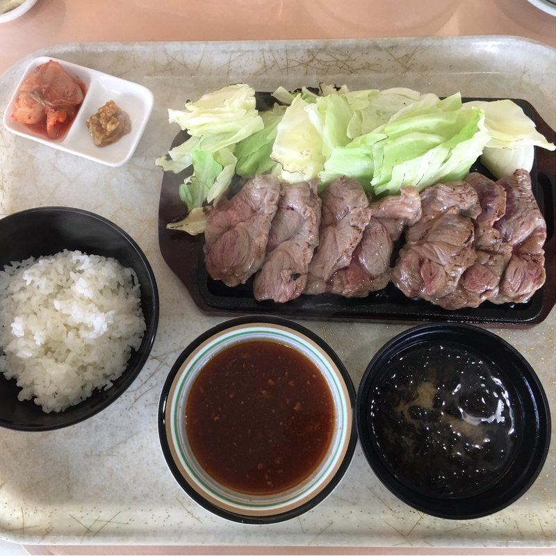 ラムの小石焼定食(盛岡南ゴルフ倶楽部 )