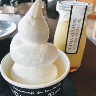飛騨牛乳ミルクソフトクリーム(タマクーヘン グルテンフリーカフェ )