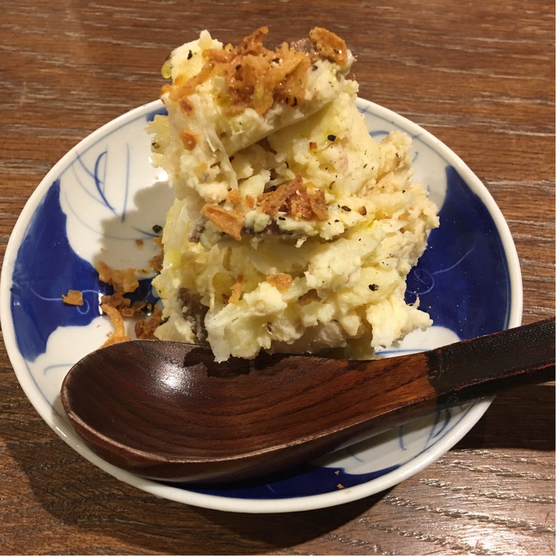 ツナといぶりがっこのポテサラ(片倉うに屋 )